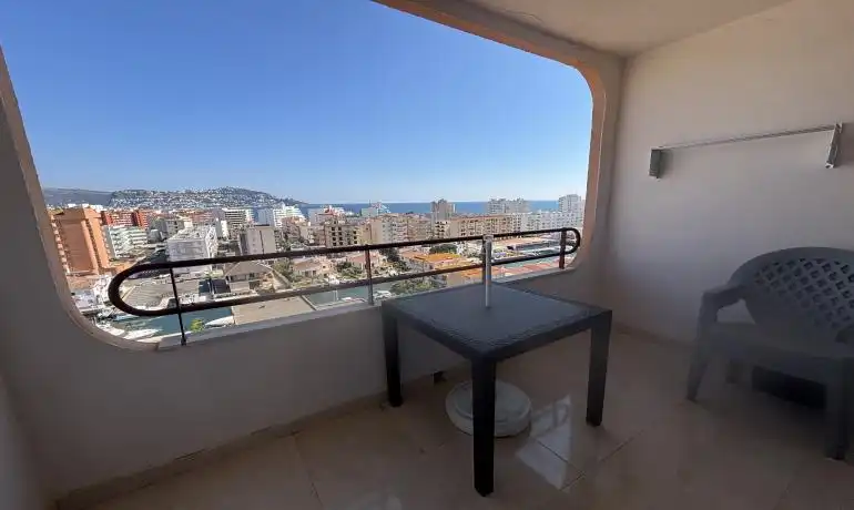 Balcony of Flat for sale in Roses  with Private garden, Terrace and Swimming Pool
