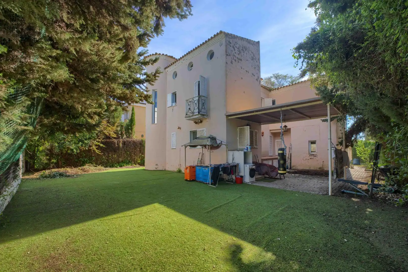 Jardín de Casa o chalet en venta en Bormujos con Aire acondicionado, Calefacción y Jardín privado