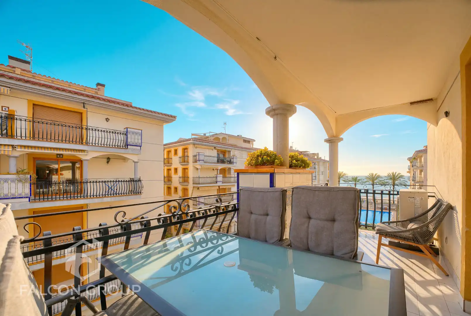 Terrace of Flat for sale in Calafell  with Air Conditioner, Heating and Parquet flooring