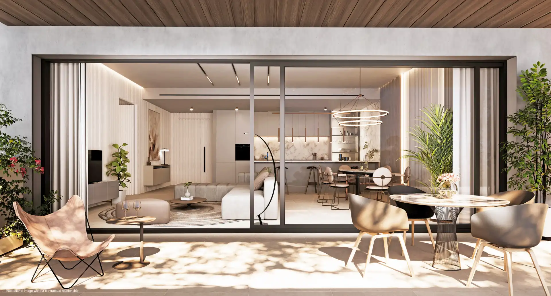 Sala de estar de Apartamento en venta en Marbella con Aire acondicionado, Terraza y Piscina
