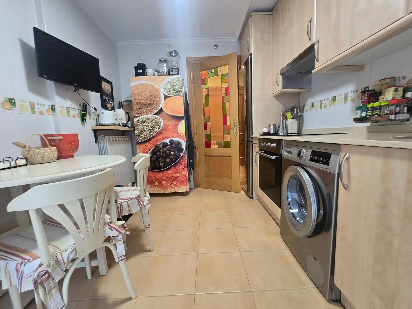 Cuina de Apartament en venda en Villamediana de Iregua amb Calefacció, Jardí privat i Terrassa