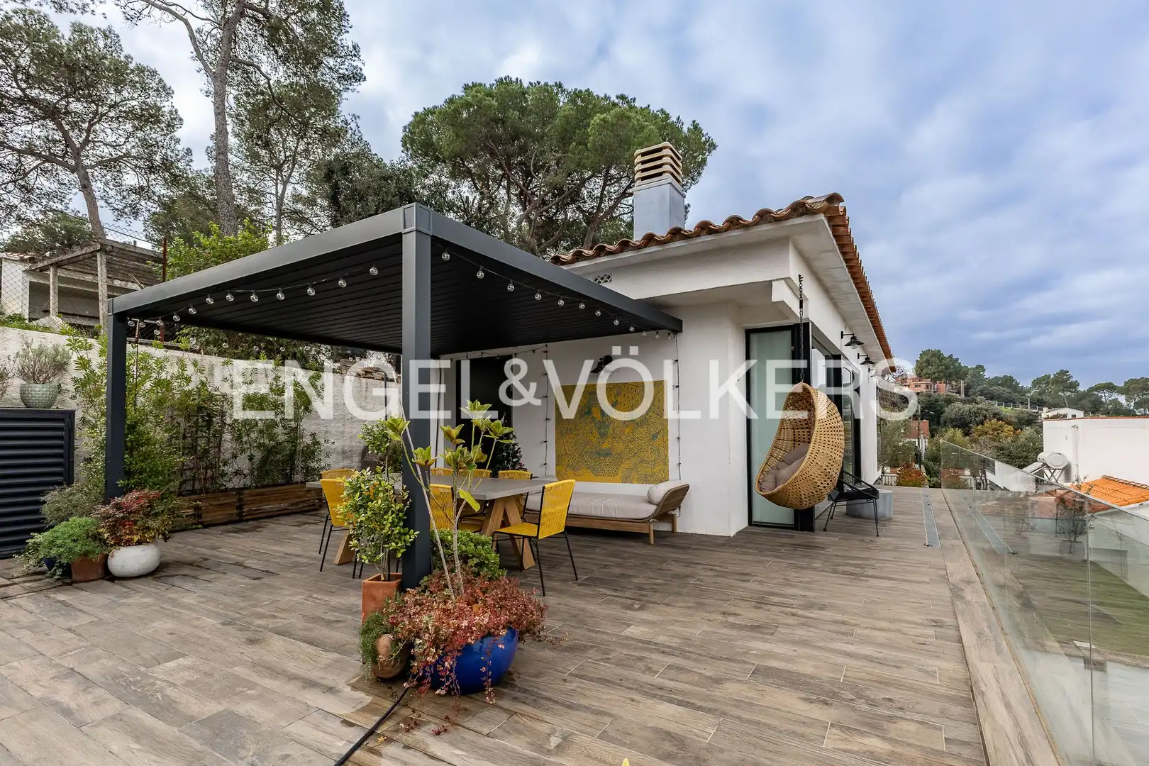 Terrace of Houses for sale in Sant Cugat del Vallès  with Air Conditioner, Heating and Private garden