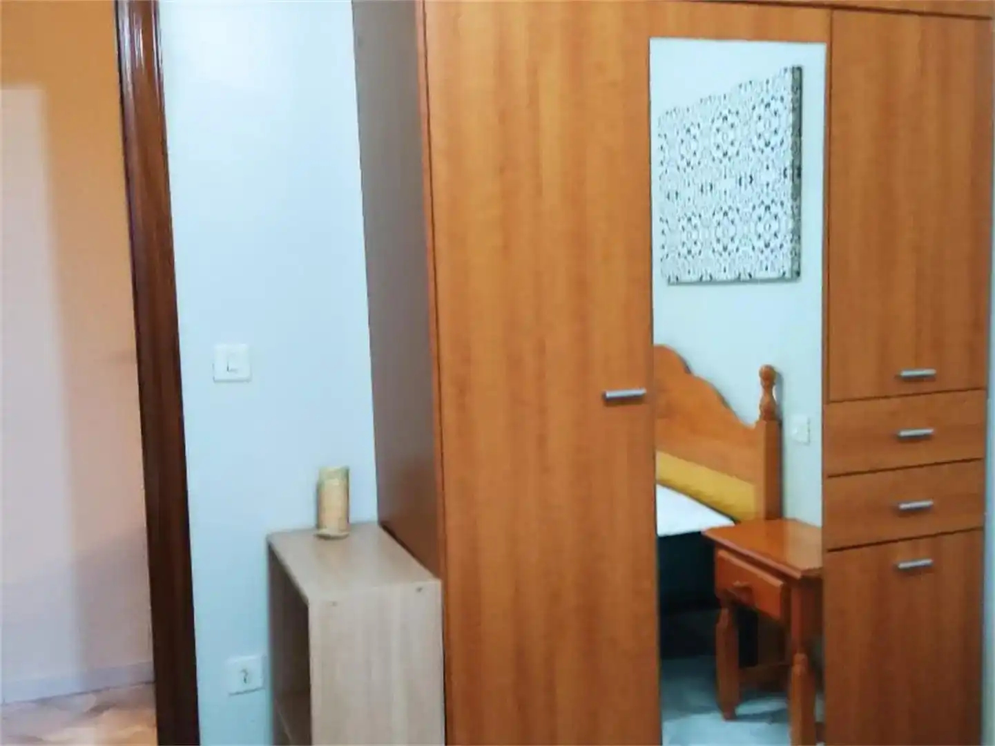 Schlafzimmer von Wohnung zur Miete in Valga mit Möbliert, Ofen und Waschmaschine