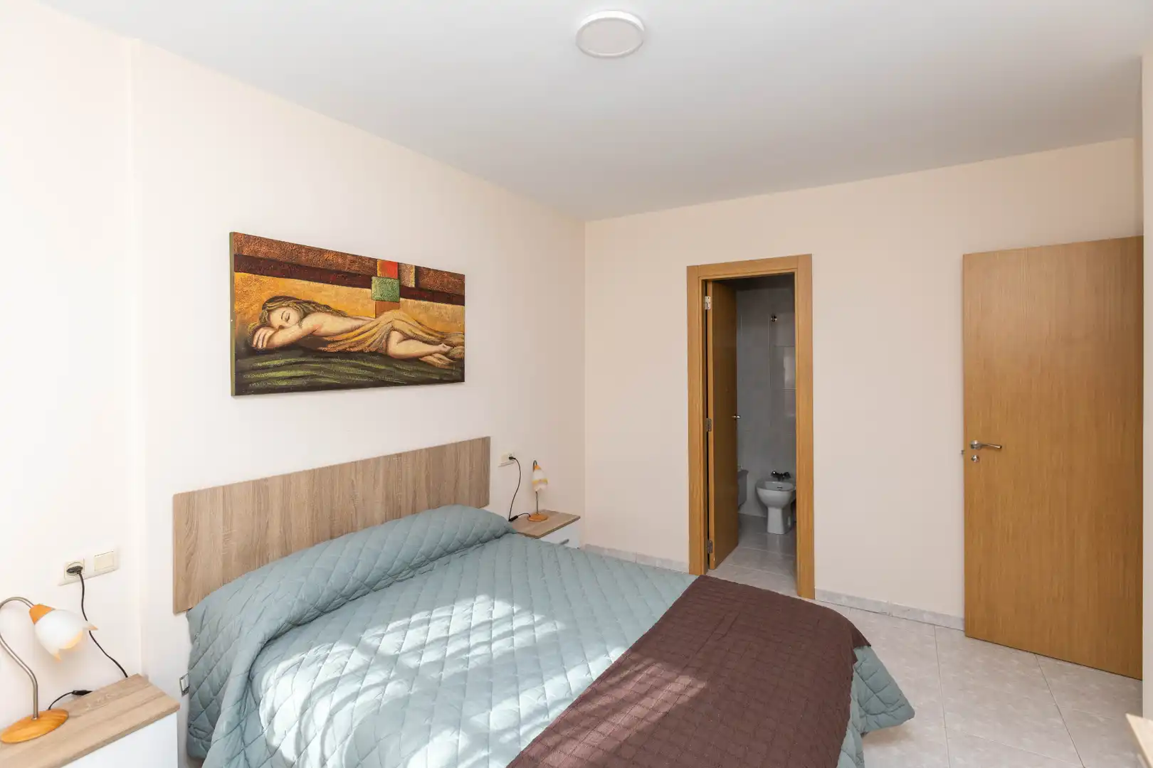 Dormitori de Apartament en venda en Sanxenxo amb Calefacció, Terrassa i Moblat