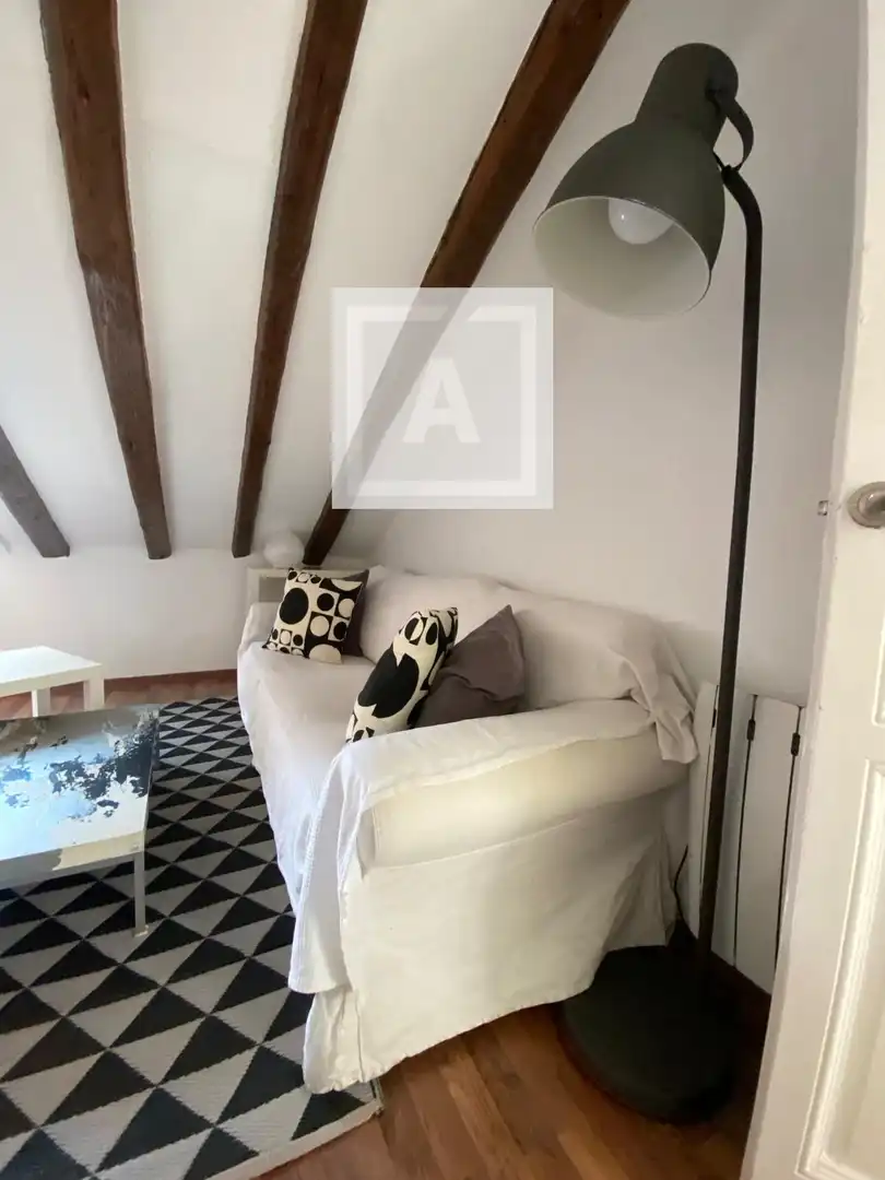 Sala de estar de Piso en venta en Madrid con Aire acondicionado, Calefacción y Amueblado