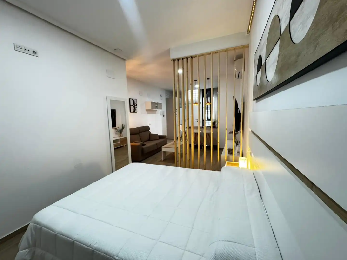 Bedroom of Flat for rent in Córdoba  with Air Conditioner, Heating and Furnished
