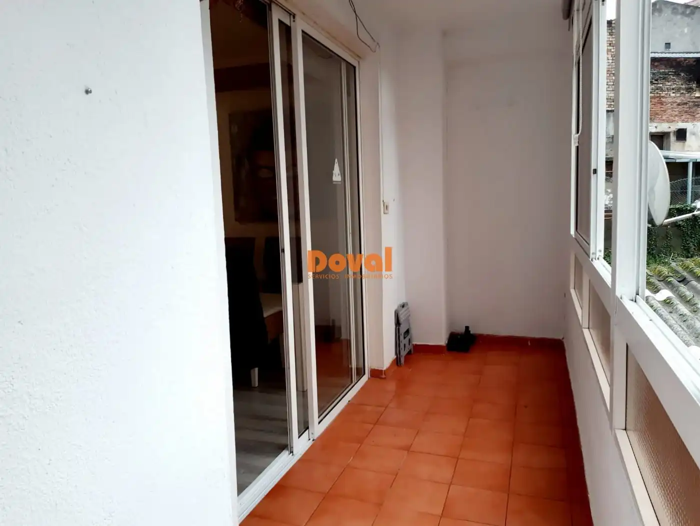 Terraza de Piso de alquiler en Vigo  con Calefacción, Amueblado y Balcón