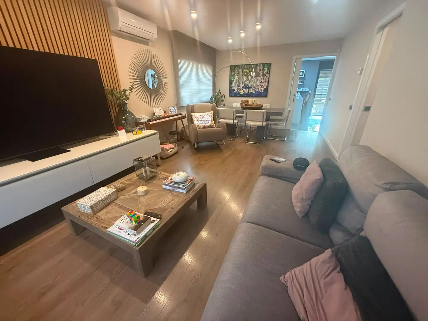 Sala d'estar de Casa o xalet en venda en Santa Maria de Palautordera amb Aire condicionat, Calefacció i Jardí privat