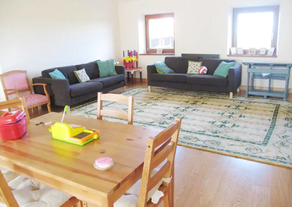 Sala de estar de Casa o chalet en venta en Muros de Nalón con Calefacción y Amueblado