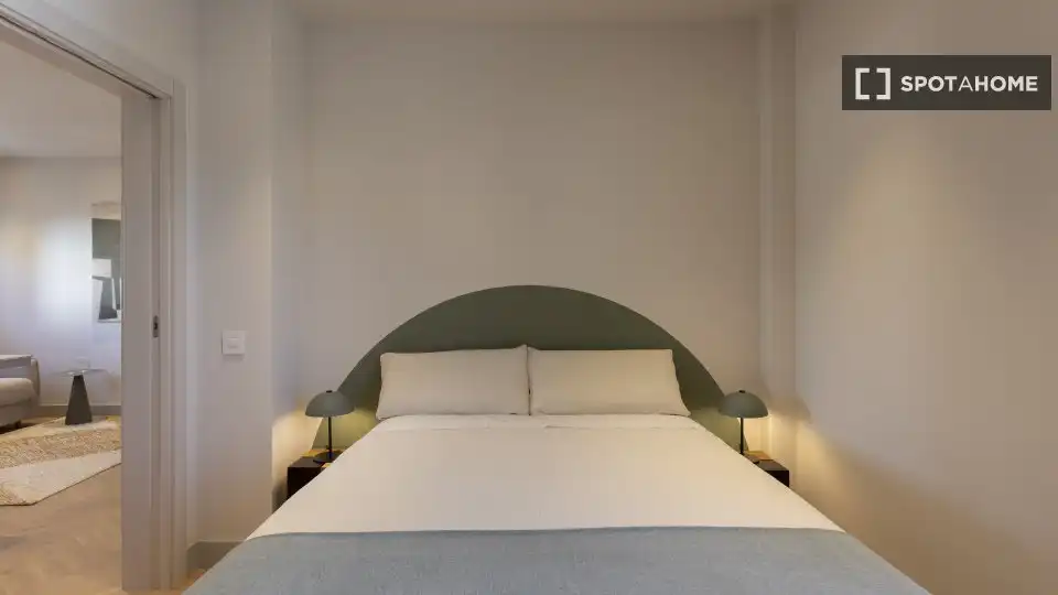 Bedroom of Apartments for share in San Cristóbal de la Laguna  with Air Conditioner, Terrace and Furnished