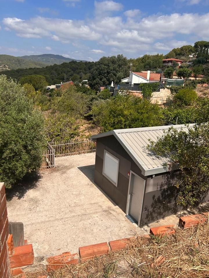 Exterior view of Country house for sale in Els Hostalets de Pierola  with Private garden