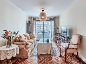 Sala d'estar de Pis en venda en A Coruña Capital  amb Calefacció, Parquet i Terrassa