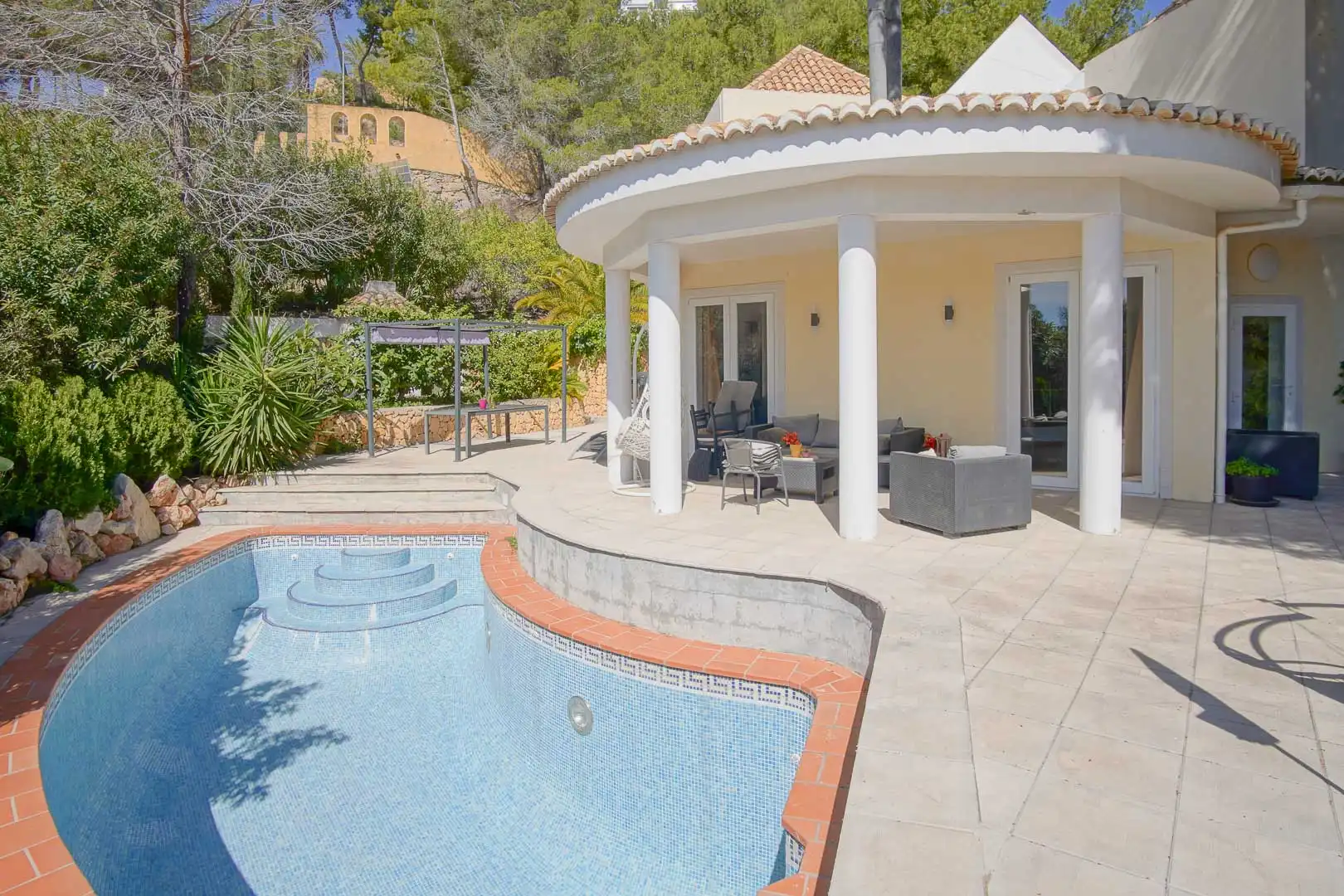Swimming pool of Houses for sale in Altea  with Private garden, Terrace and Balcony