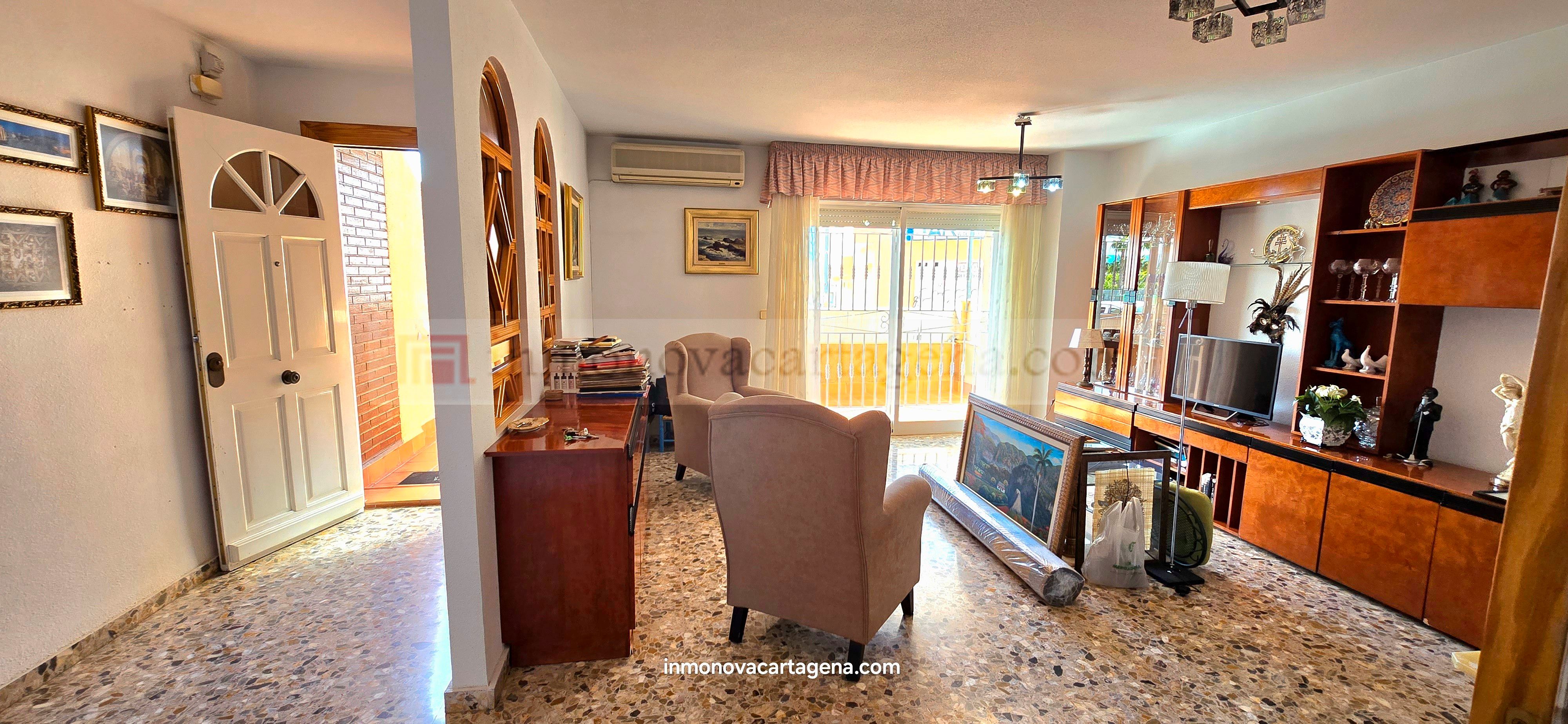 Sala d'estar de Casa o xalet en venda en Cartagena amb Aire condicionat, Calefacció i Terrassa