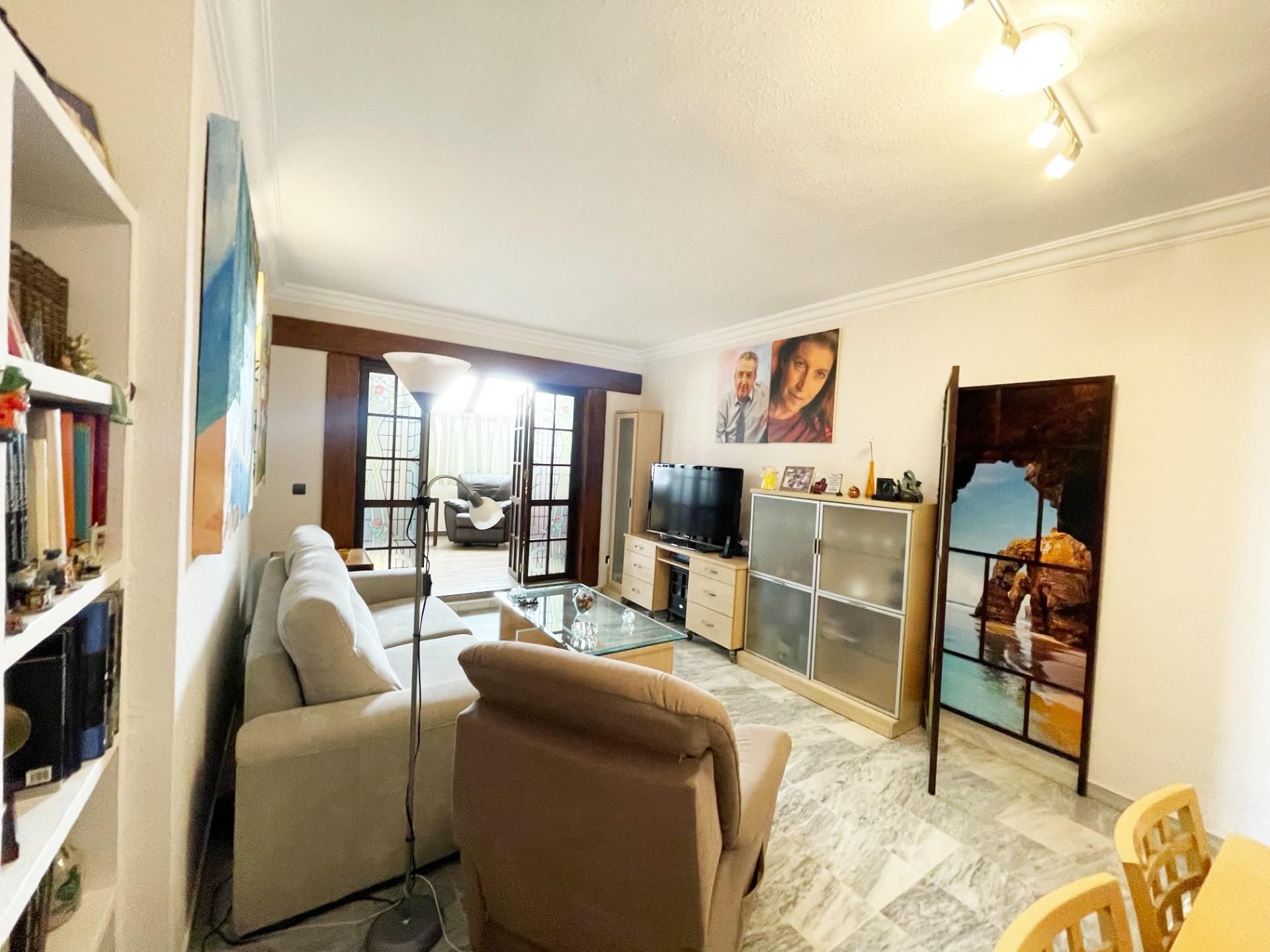 Sala d'estar de Àtic en venda en Málaga Capital amb Aire condicionat, Calefacció i Terrassa