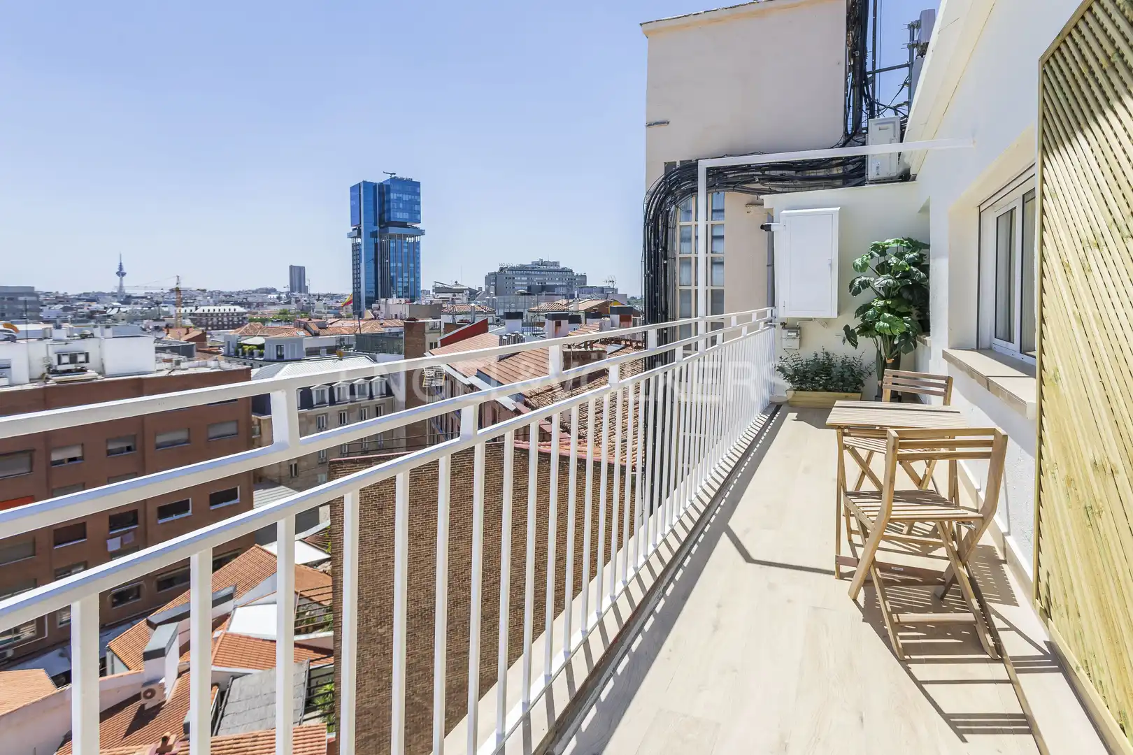 Terrasse von Dachboden zur Miete in Madrid mit Klimaanlage, Heizung und Terrasse