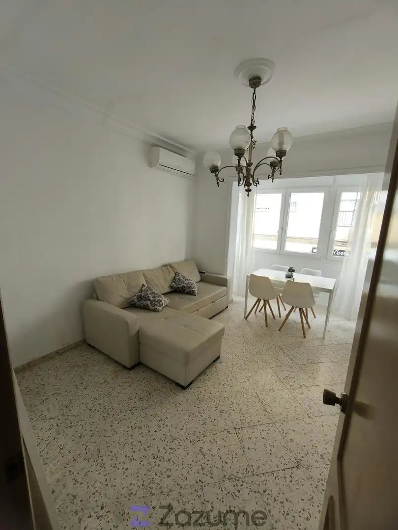 Sala de estar de Casa adosada de alquiler en Sevilla con Aire acondicionado, Terraza y Amueblado