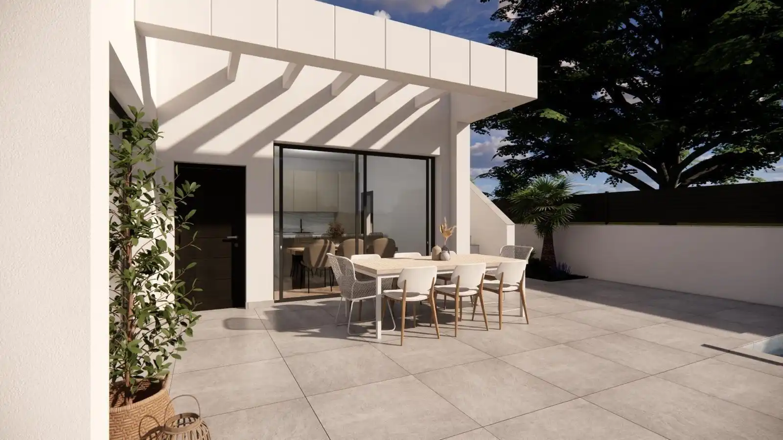 Terrassa de Casa o xalet en venda en Rojales amb Aire condicionat, Jardí privat i Terrassa