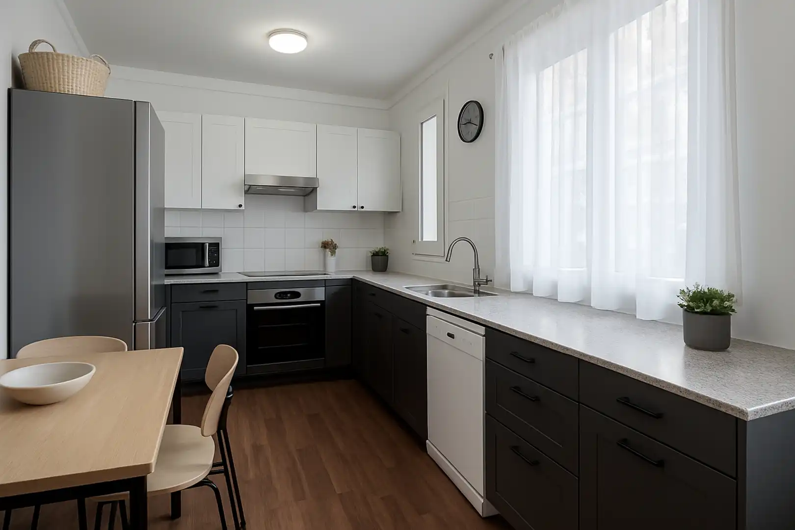 Kitchen of Duplexes for sale in Barcelona  with Air Conditioner, Heating and Balcony