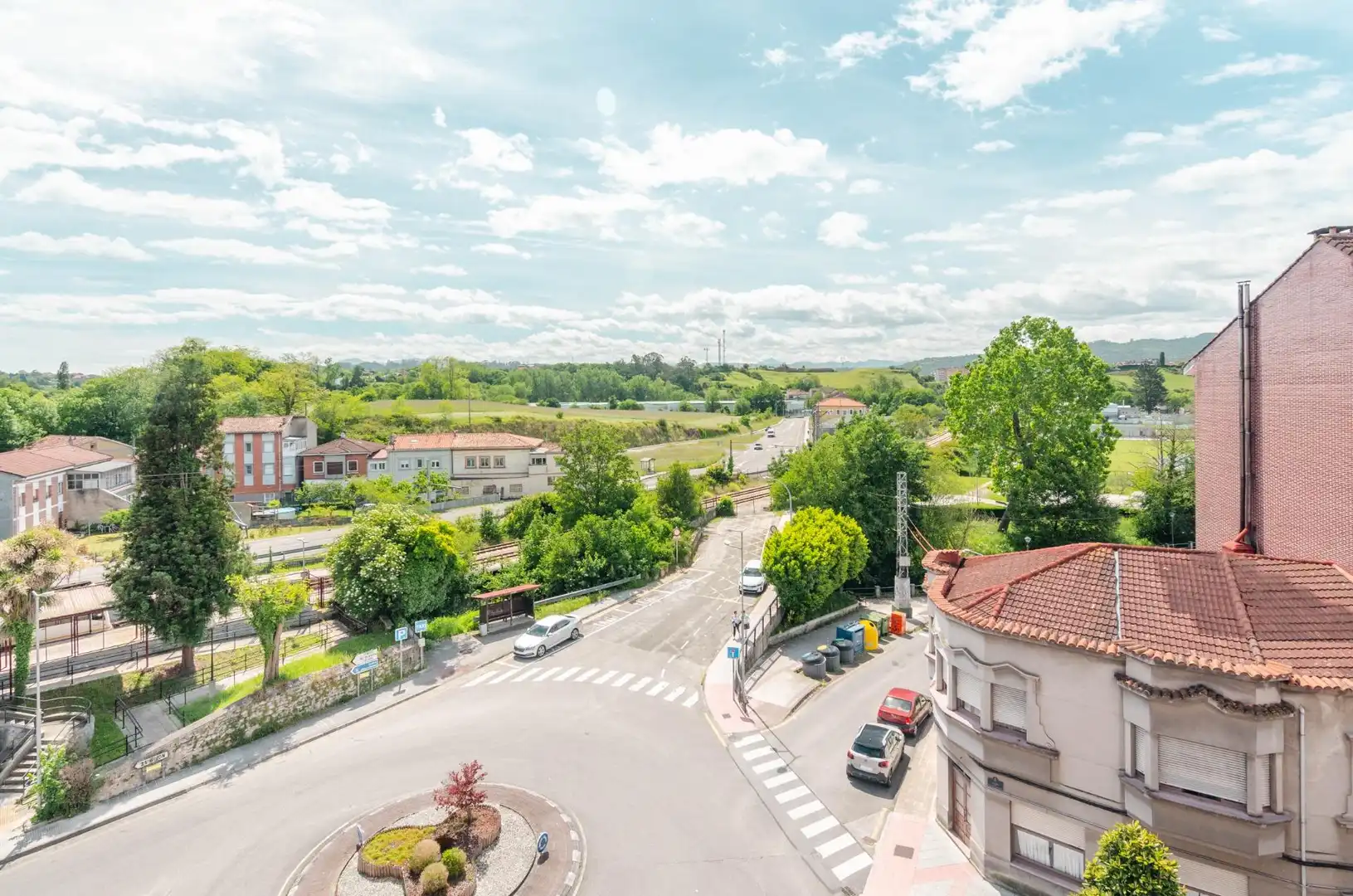 Exterior view of Flat for sale in Noreña  with Heating, Storage room and Furnished