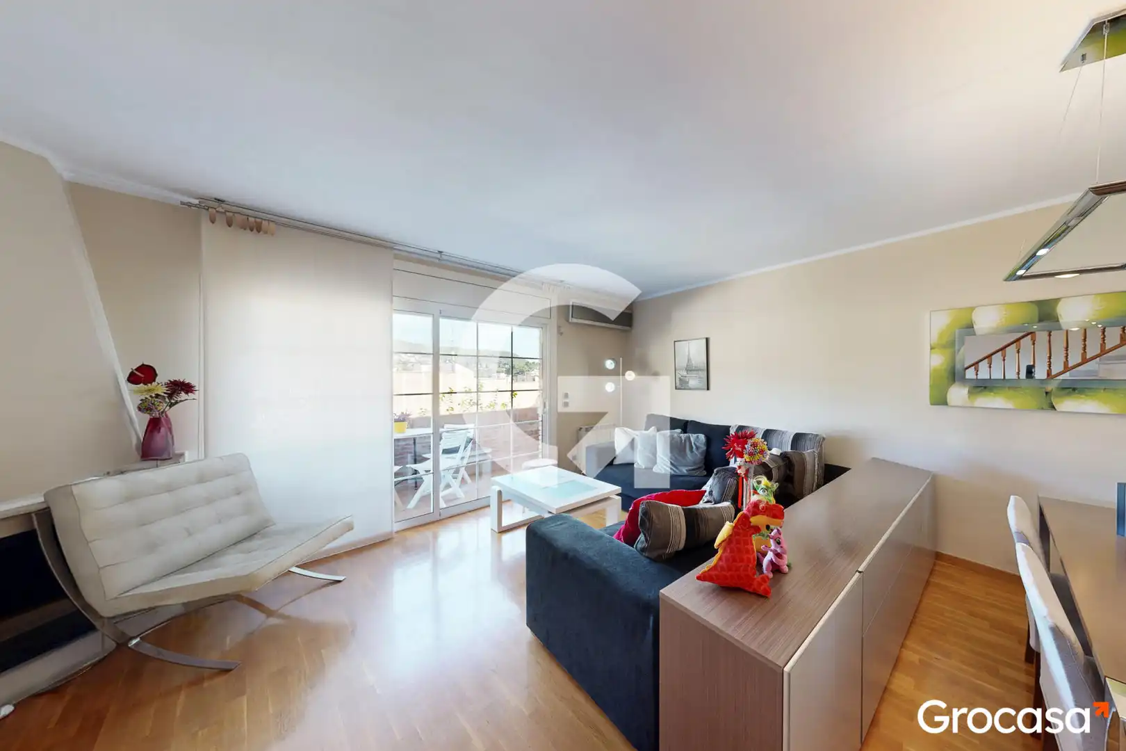 Sala de estar de Casa o chalet en venta en Vallirana con Aire acondicionado, Calefacción y Jardín privado