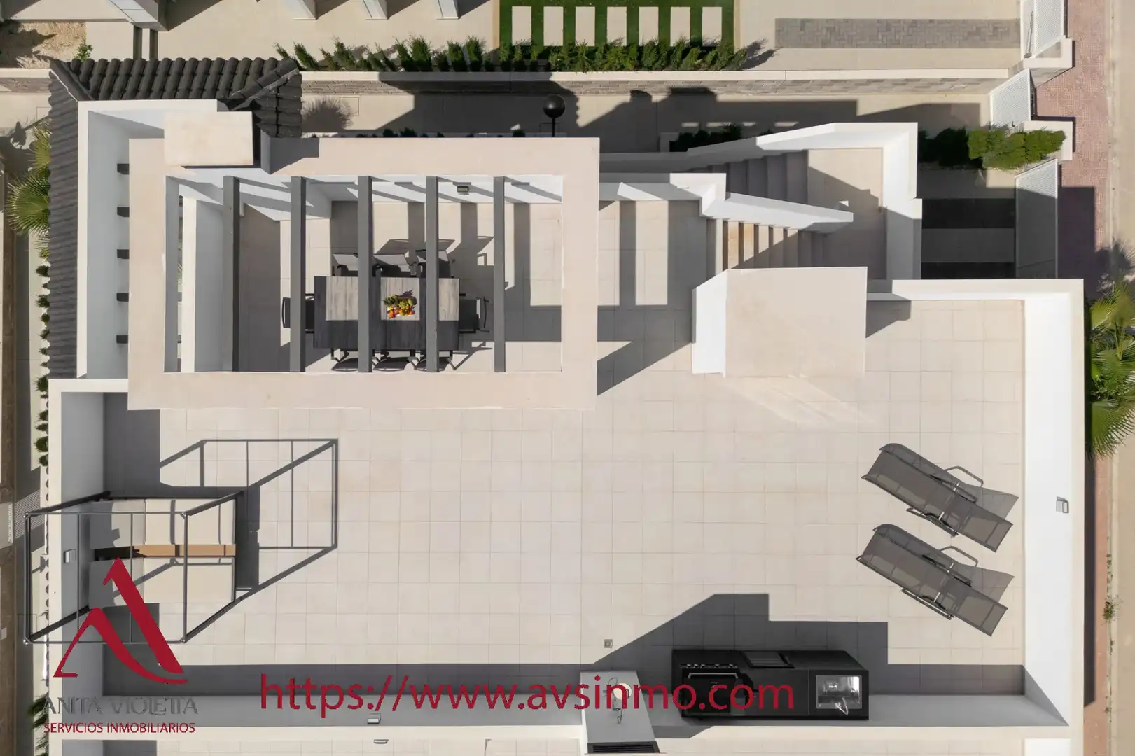 Terrace of Apartments for rent in Rojales  with Air Conditioner, Terrace and Furnished