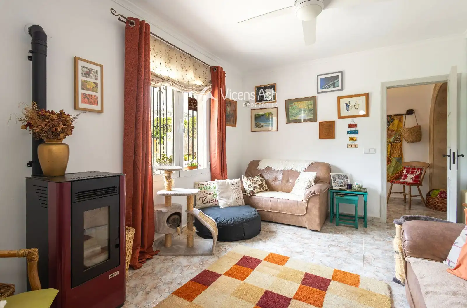 Sala de estar de Apartamento en venta en Jávea / Xàbia con Jardín privado y Terraza