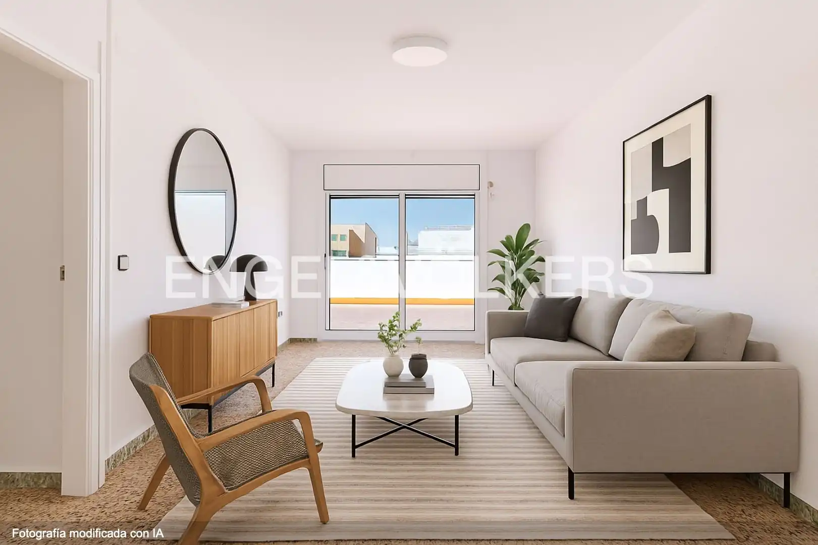 Sala de estar de Piso en venta en Sant Boi de Llobregat con Calefacción, Terraza y Balcón