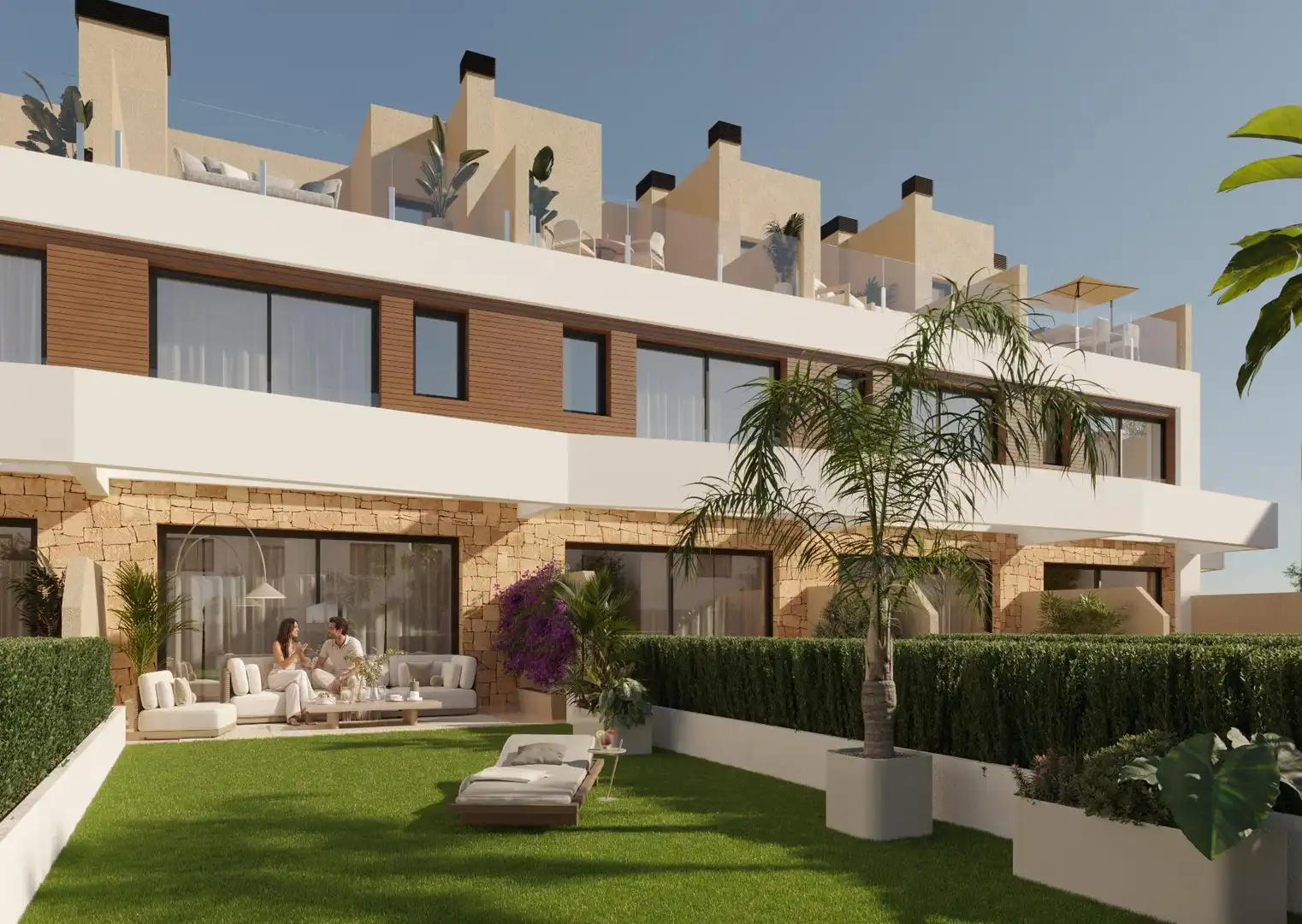 Maison mitoyenne avec piscine à vendre à Pueblo Español - Coveta Fumá, imagen 4