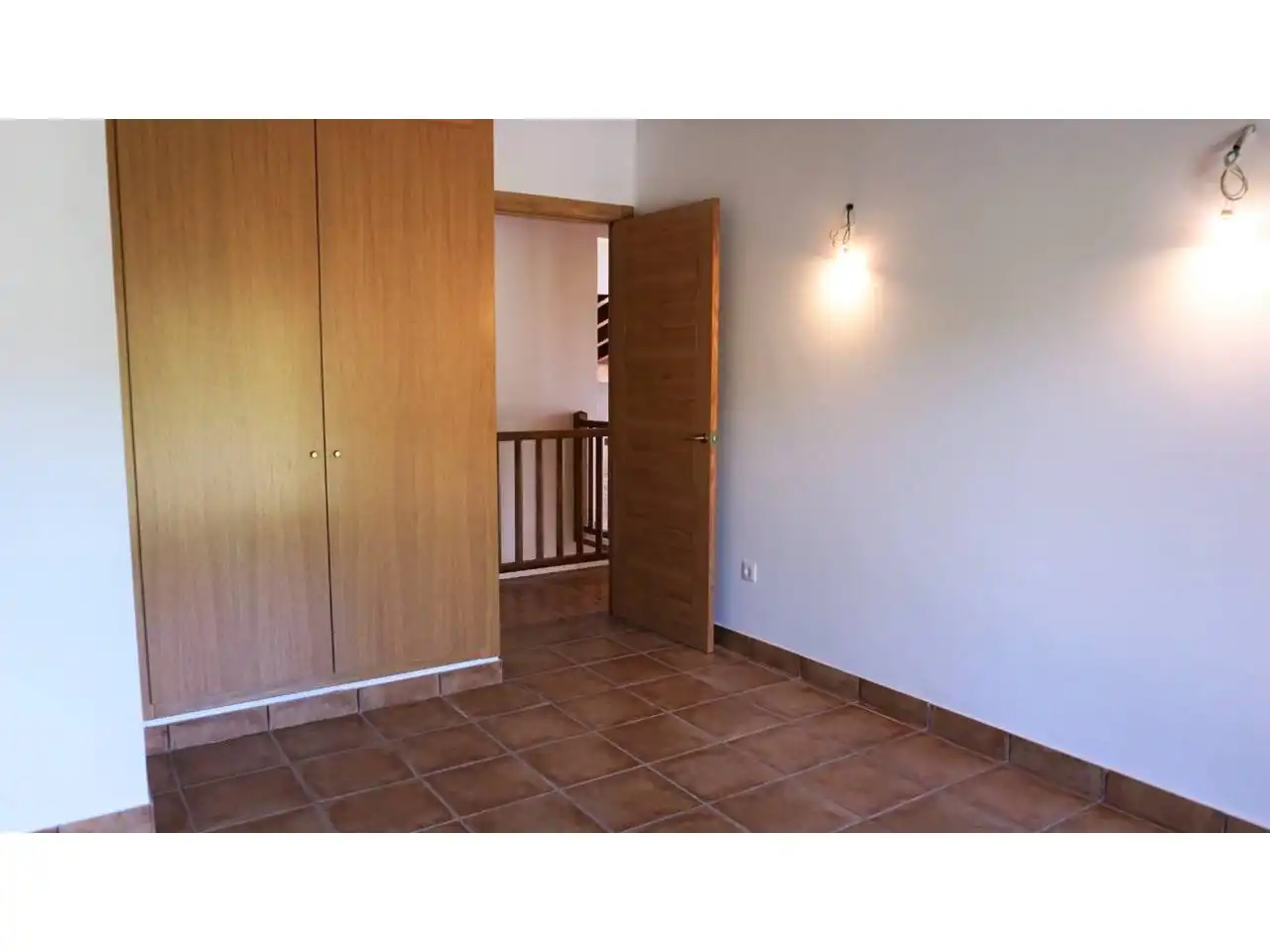 Dormitori de Casa adosada de lloguer en Santa Eulàlia de Riuprimer amb Calefacció, Jardí privat i Terrassa
