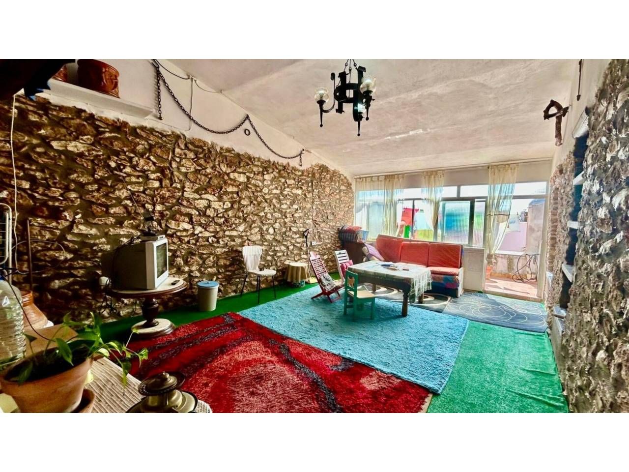 Sala d'estar de Casa o xalet en venda en San Jorge / Sant Jordi amb Terrassa