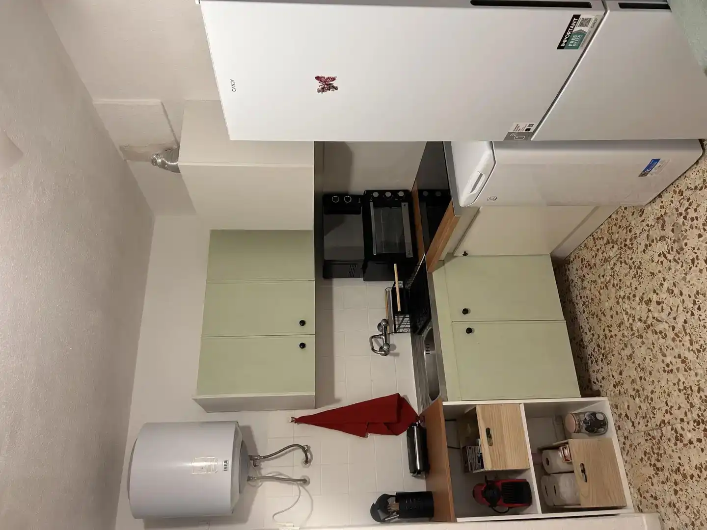 Küche von Wohnung zur Miete in Torrevieja mit Klimaanlage und Balkon