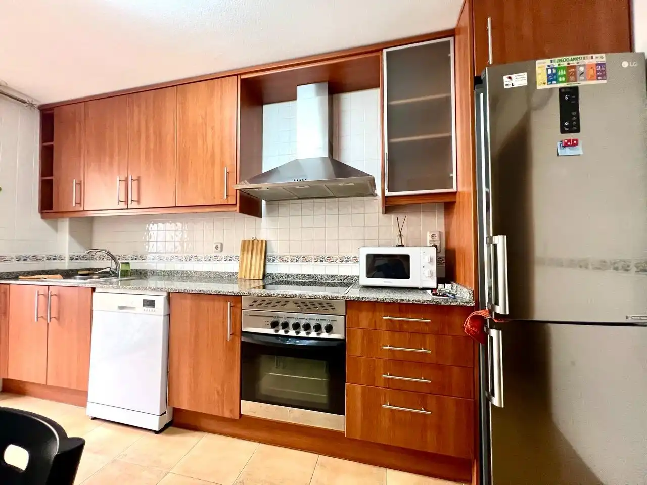 Cocina de Piso de alquiler en Molina de Segura con Terraza, Amueblado y Piscina comunitaria