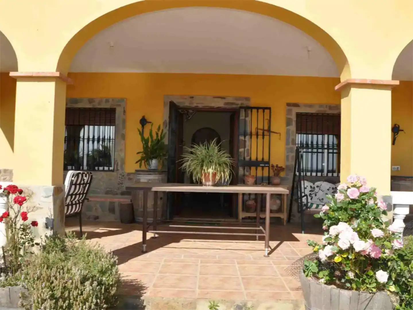 Jardín de Casa o chalet en venta en Zalamea de la Serena con Aire acondicionado, Jardín privado y Amueblado