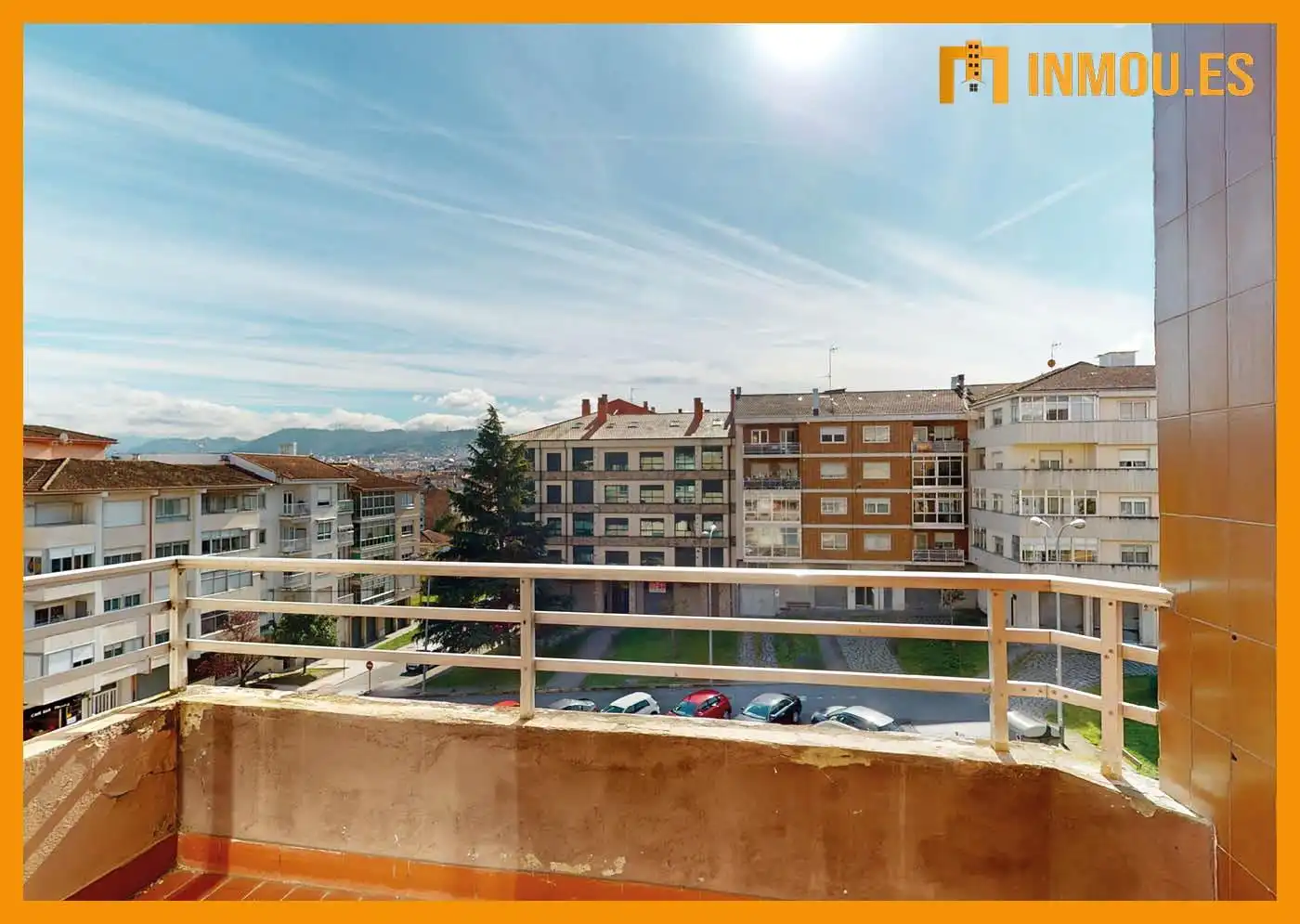 Exterior view of Flat for sale in Ourense Capital   with Air Conditioner, Heating and Parquet flooring