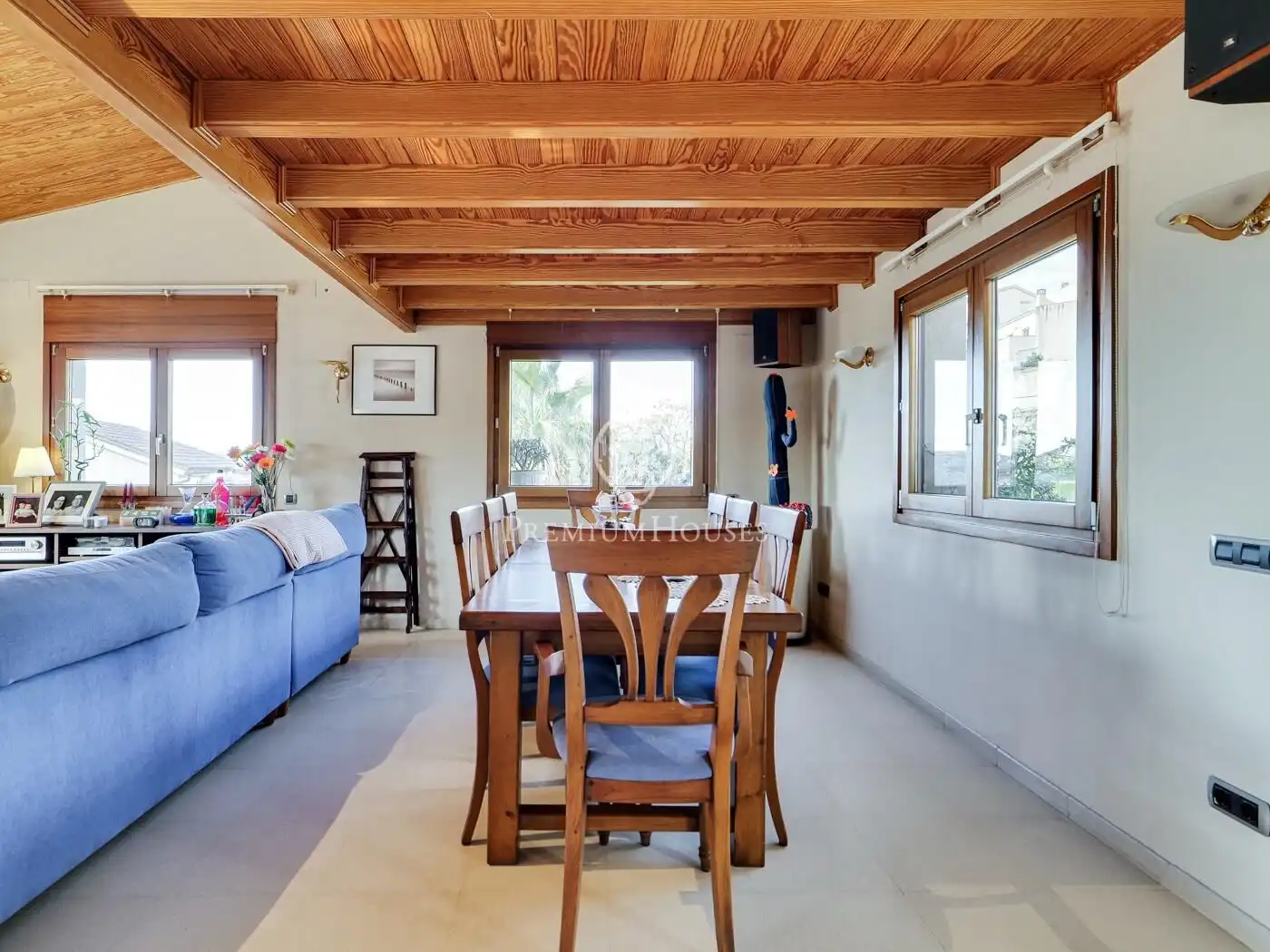 Dining room of Houses for sale in Olesa de Montserrat  with Air Conditioner, Private garden and Terrace