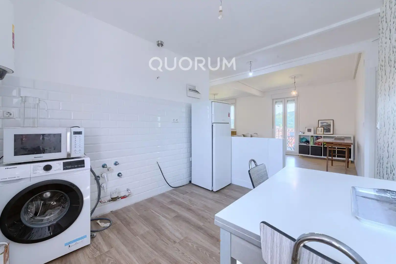 Küche von Wohnung zum Verkauf in Arrigorriaga mit Parkett und Balkon