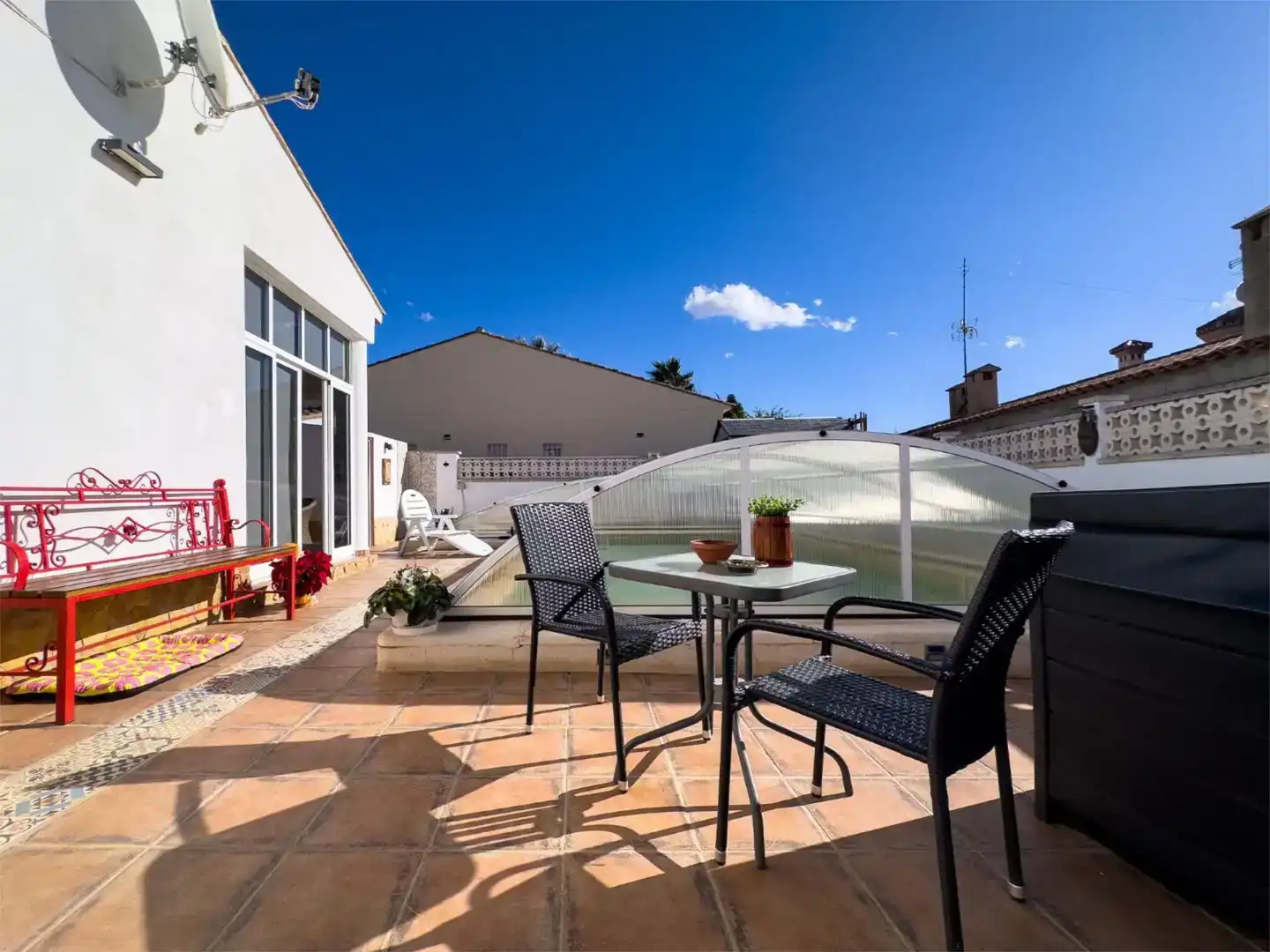 Terraza de Casa o chalet de alquiler en Pla dels Aljubs