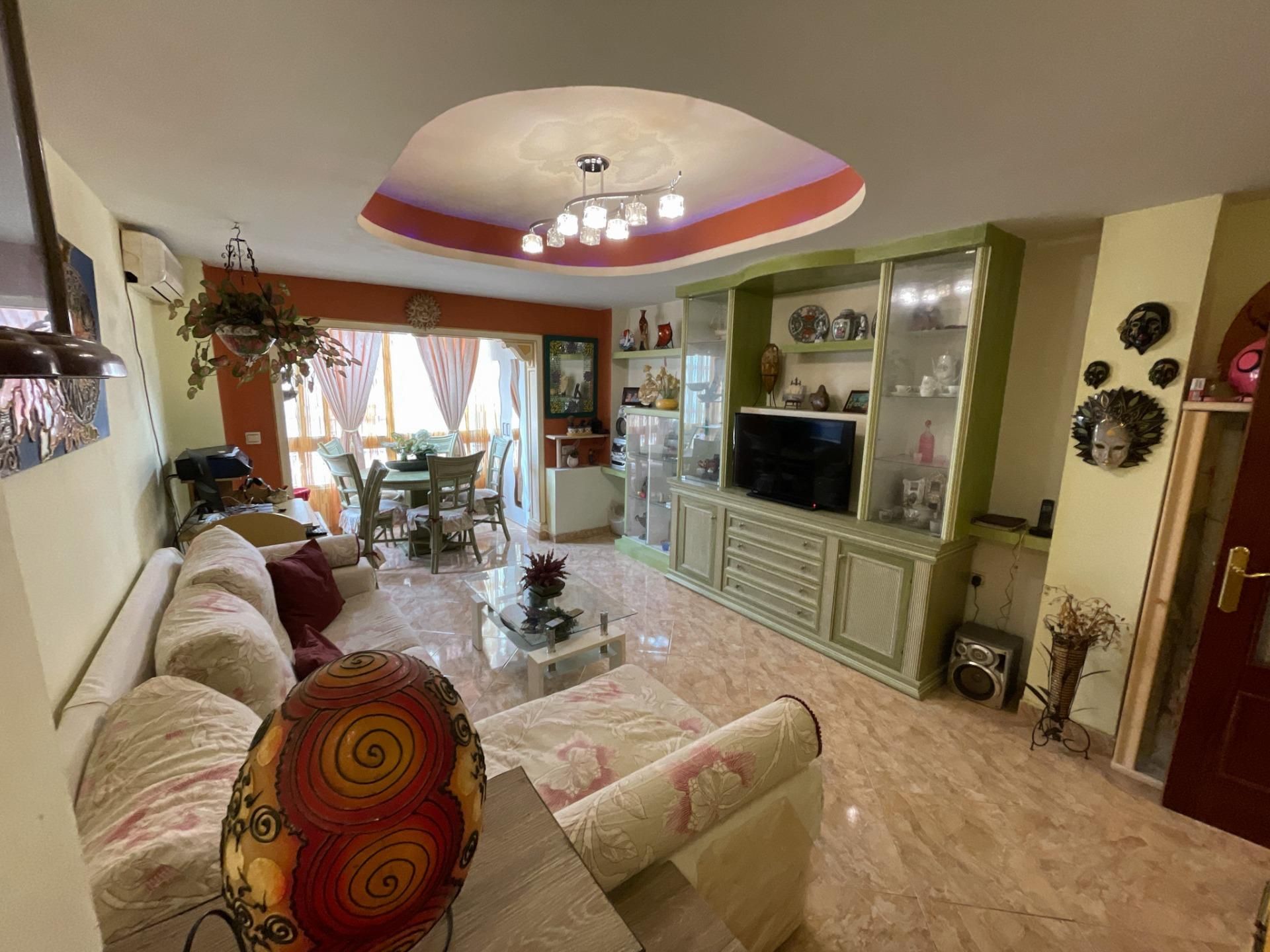 Living room of Flat for sale in Málaga Capital  with Air Conditioner and Terrace