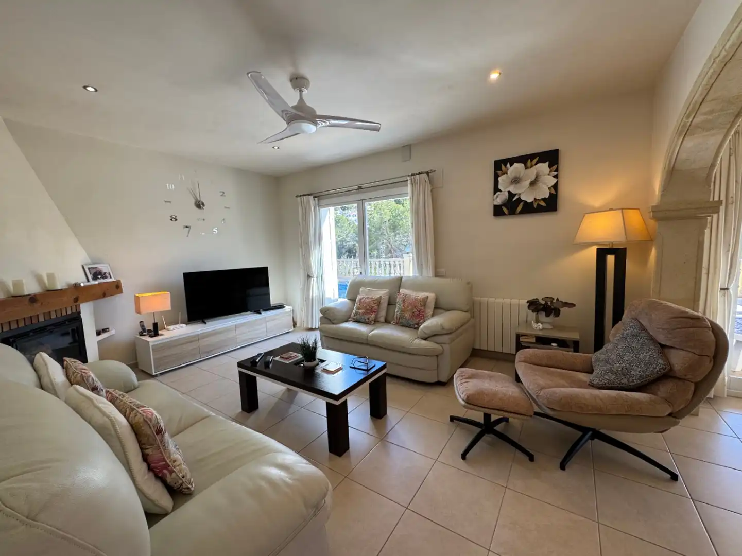Living room of Houses for sale in Benissa  with Air Conditioner, Heating and Private garden