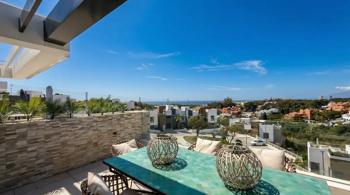 Terraza de Dúplex en venta en Marbella con Aire acondicionado, Terraza y Trastero