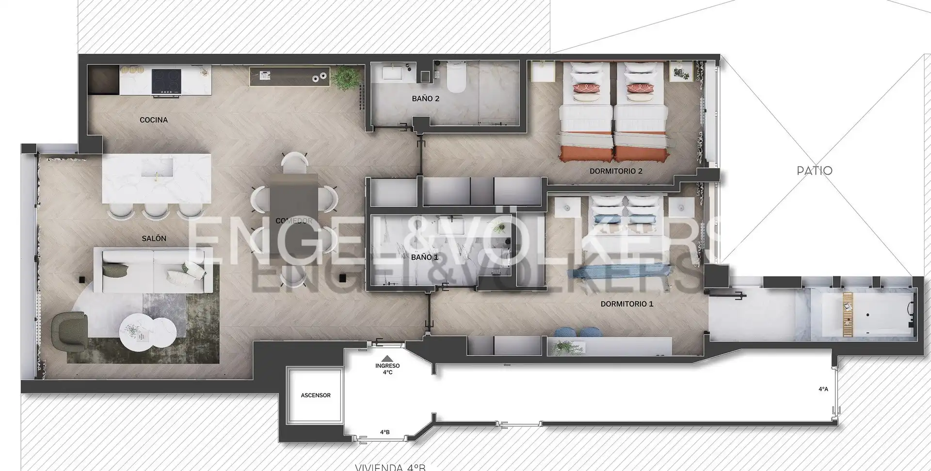 Appartement avec piscine à vendre à Calle del General Oráa, imagen 11