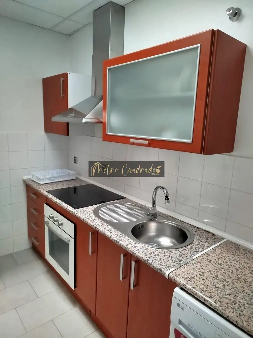 Cocina de Piso de alquiler en Mérida con Aire acondicionado y Amueblado