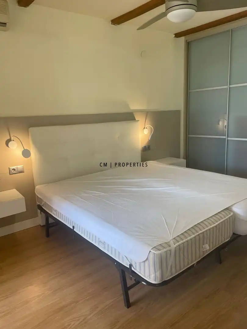 Bedroom of Flat for rent in Puçol  with Air Conditioner, Terrace and Swimming Pool