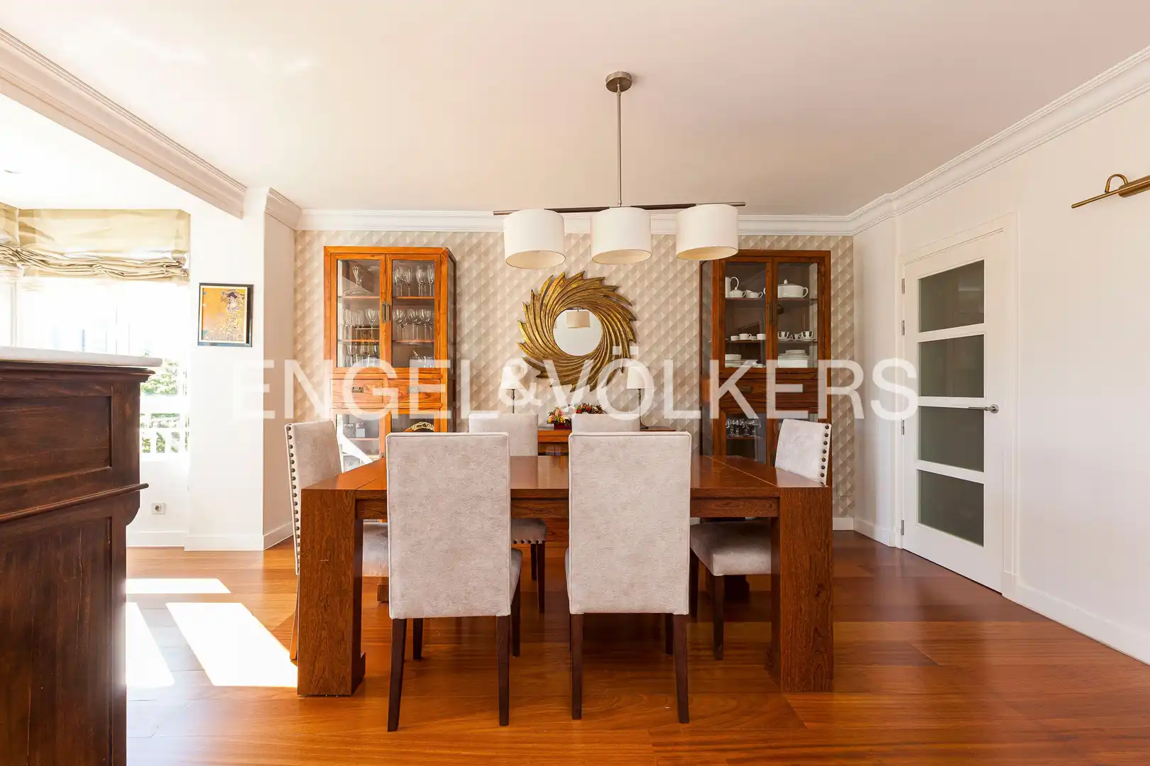 Dining room of Flat for rent in Barrio de Salamanca