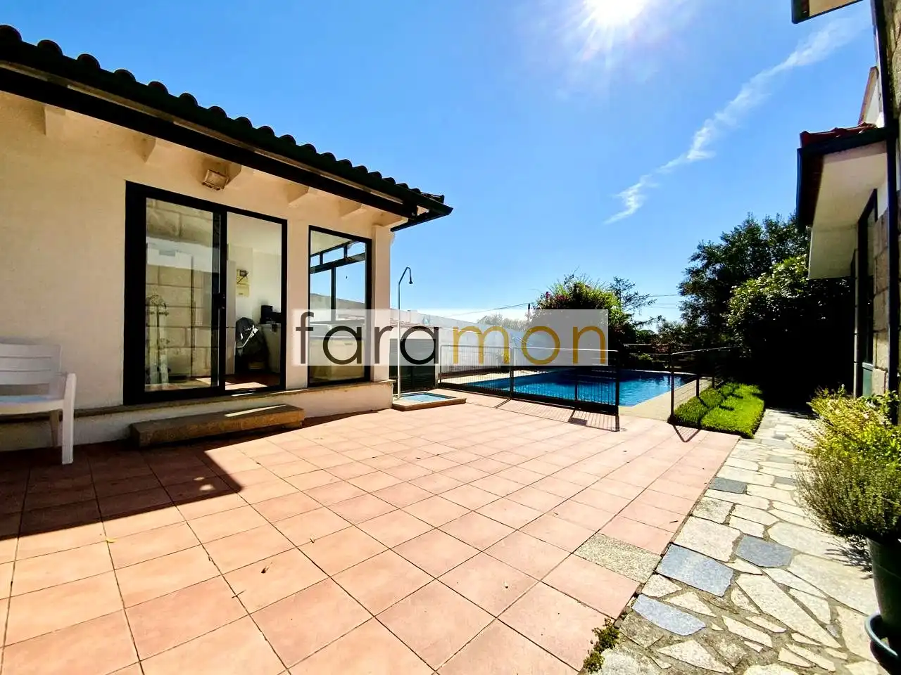 Garden of Houses for sale in Vigo   with Private garden, Parquet flooring and Terrace