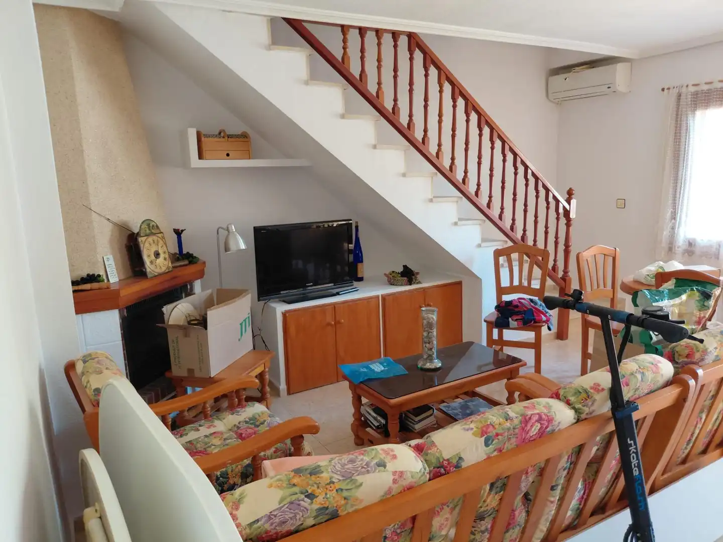 Sala d'estar de Casa adosada en venda en Pilar de la Horadada