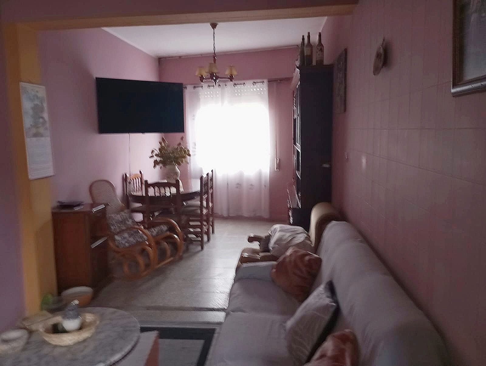 Sala d'estar de Casa o xalet en venda en Malpica de Bergantiños amb Jardí privat i Moblat