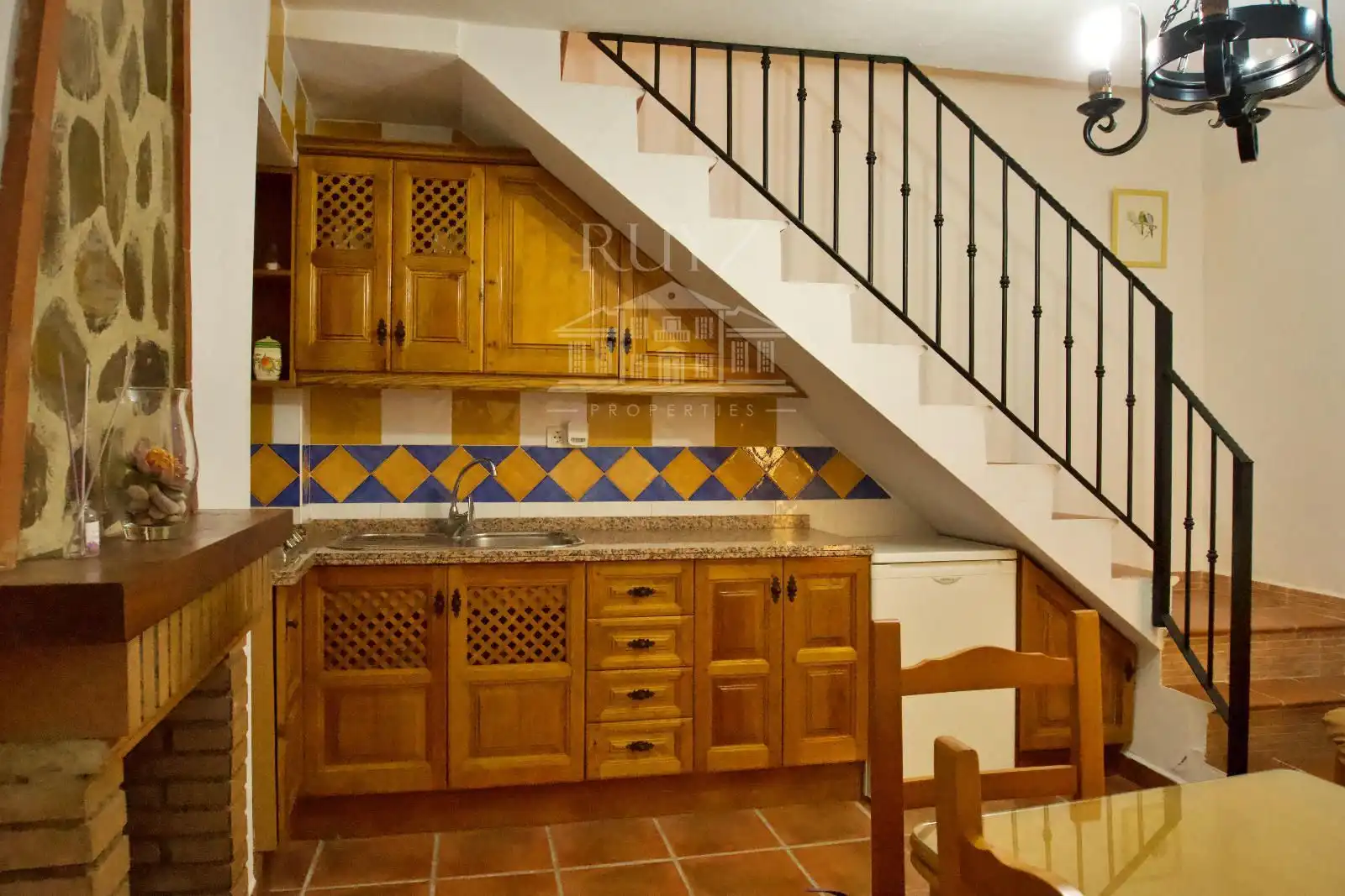 Cuina de Casa o xalet en venda en Los Guájares amb Terrassa i Moblat