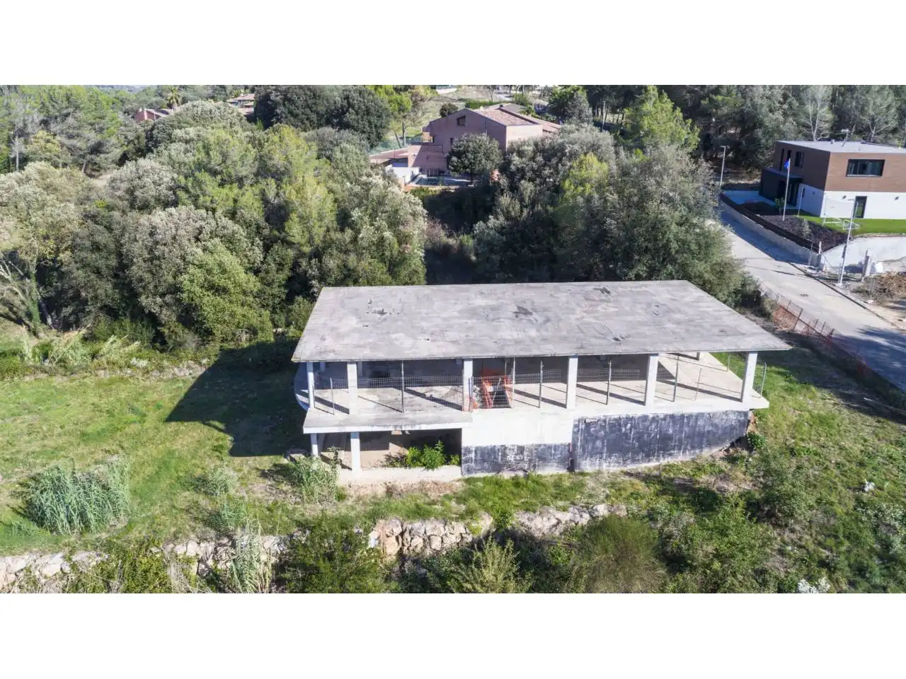 Vista exterior de Casa o xalet en venda en Sant Julià de Ramis amb Jardí privat